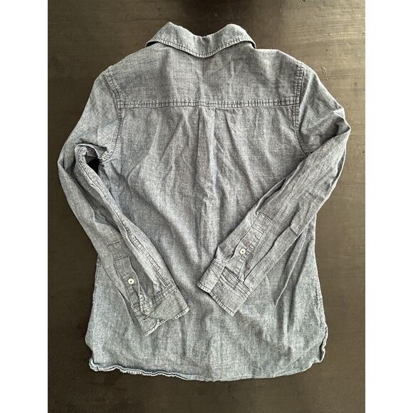 Kate Spade Saturday Denim Chambray Women’s Button Down Jean Shirt sz 2 Blue - Picture 7 of 7